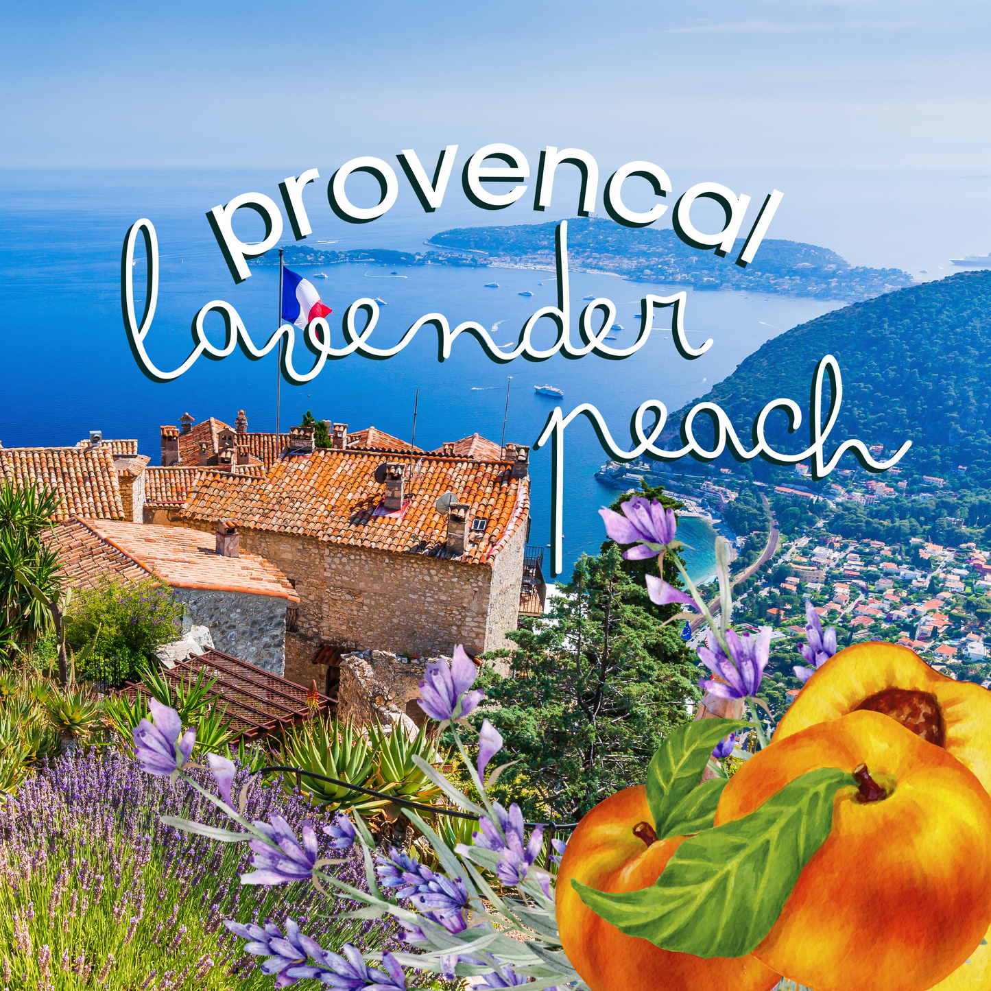 Provencal Lavender Peach